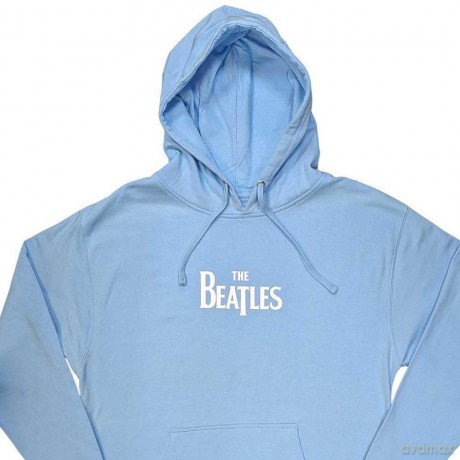 The Beatles: Unisex Pullover Hoodie: All You Need Is Love (Light Blue) (Back Print) (Small)