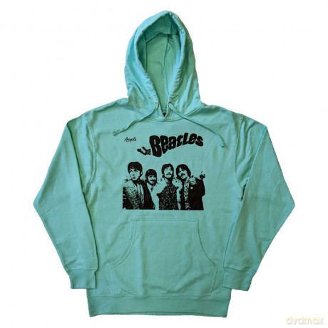 The Beatles: Unisex Pullover Hoodie: Don't Let Me Down (Green) (Large)