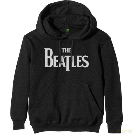 The Beatles: Unisex Pullover Hoodie: Drop T Logo (Black) (X-Large)
