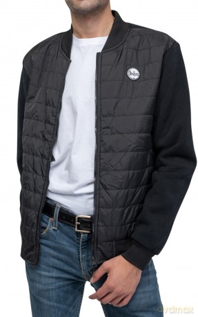 The Beatles: Unisex Quilted Jacket: Drum Logo (Large)