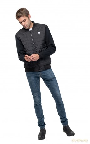 The Beatles: Unisex Quilted Jacket: Drum Logo (Small)