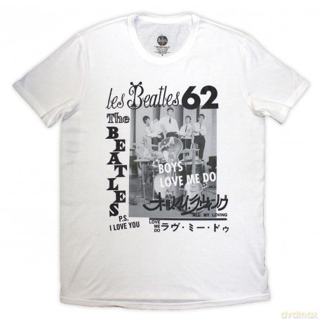 The Beatles: Unisex T-Shirt: 1962 (White) (Small)