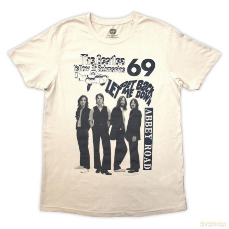 The Beatles: Unisex T-Shirt: 1969 (Sand) (Small)