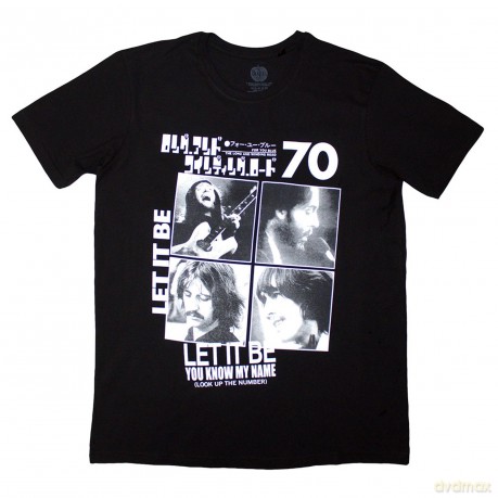 The Beatles: Unisex T-Shirt: 1970 (Black) (Small)