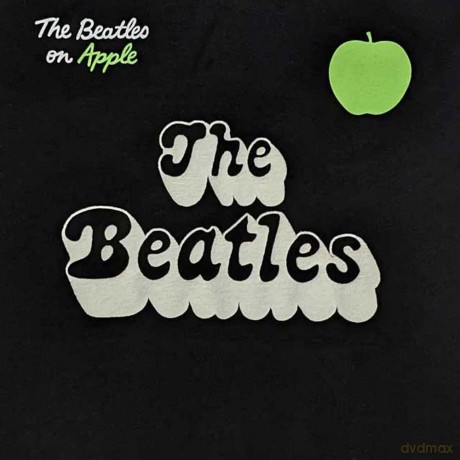 The Beatles: Unisex T-Shirt: 70s Logo & Years (Black) (Back Print) (Medium)