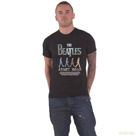 The Beatles: Unisex T-Shirt: Abbey Road '23 (Black) (Medium)