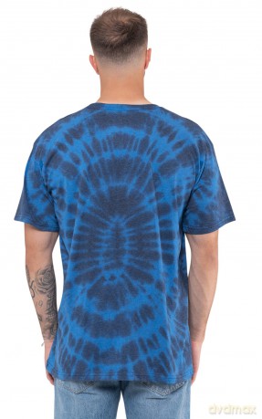The Beatles: Unisex T-Shirt: Abbey Road Crossing Gradient (Blue) (Wash Collection) (Medium)