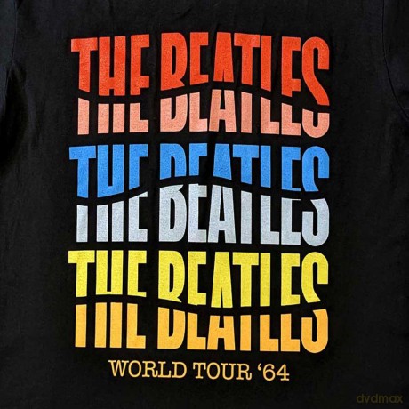 The Beatles: Unisex T-Shirt: Colour Wave (Black) (Small)