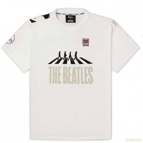 The Beatles: Unisex T-Shirt: Meyba 4 (White) (X-Small)