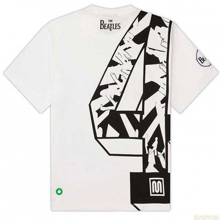 The Beatles: Unisex T-Shirt: Meyba 4 (White) (X-Small)