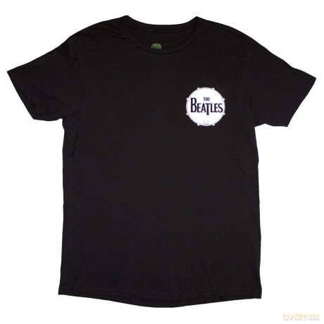 The Beatles: Unisex T-Shirt: New York 1964 (Black) (Back Print) (Small)