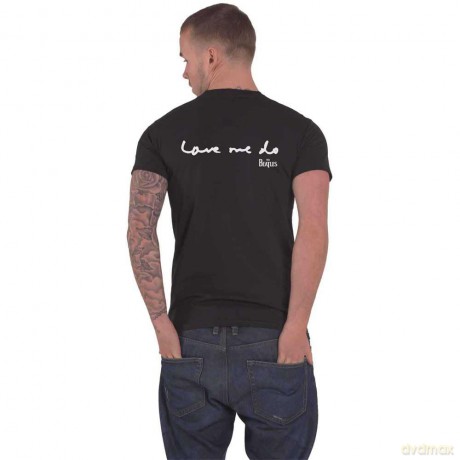 The Beatles: Unisex T-Shirt: Now & Then (Black) (Back Print) (Large)