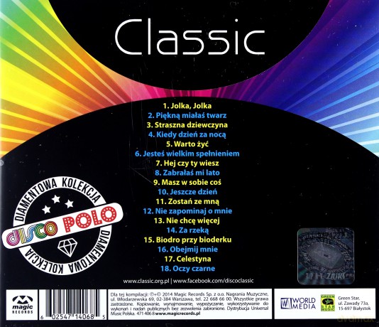 Classic: Diamentowa Kolekcja Disco Polo [CD]