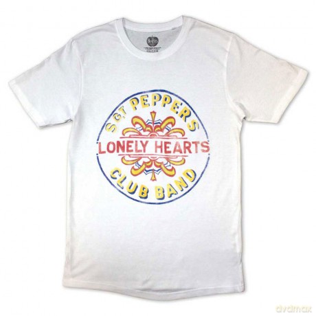 The Beatles: Unisex T-Shirt: Painted Pepper (White) (Small)
