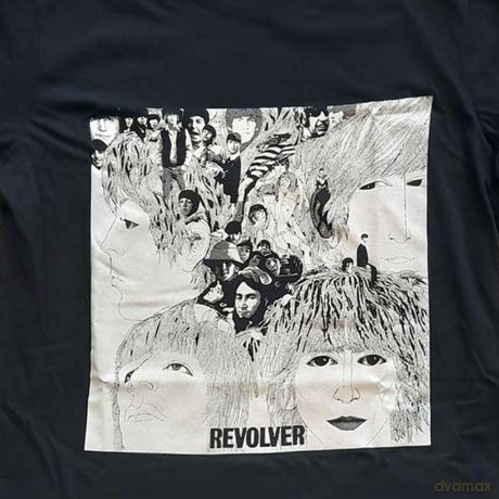 The Beatles: Unisex T-Shirt: Revolver Album Cover (Black) (X-Large)