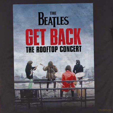 The Beatles: Unisex T-Shirt: Rooftop Concert (Black) (Large)