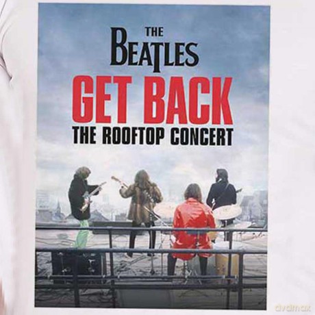 The Beatles: Unisex T-Shirt: Rooftop Concert (White) (XX-Large)