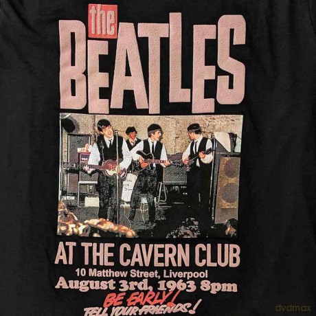 The Beatles: Unisex T-Shirt: The Cavern (Black) (X-Large)