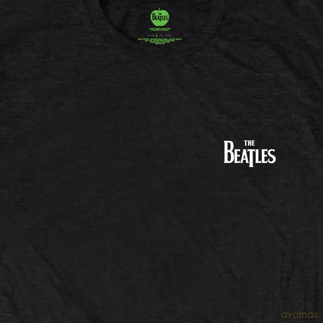 The Beatles: Unisex Tee: Drop T Logo (Back Print/Retail Pack) (Large)