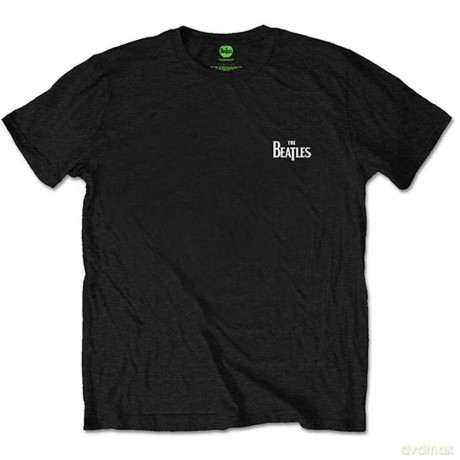 The Beatles: Unisex Tee: Drop T Logo (Back Print/Retail Pack) (Medium)