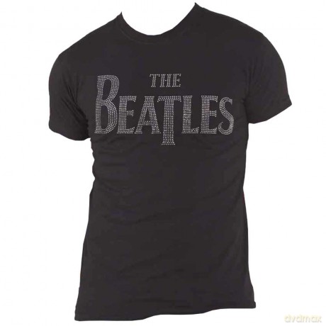 The Beatles: Unisex Tee: Drop T Logo (Diamante) (Small)
