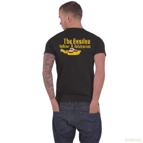 The Beatles: Unisex Tee: Nothing Is Real (Back Print/Retail Pack) (Large)