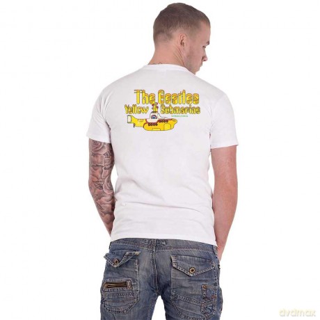 The Beatles: Unisex Tee: Nothing Is Real (Back Print/Retail Pack) (Large)