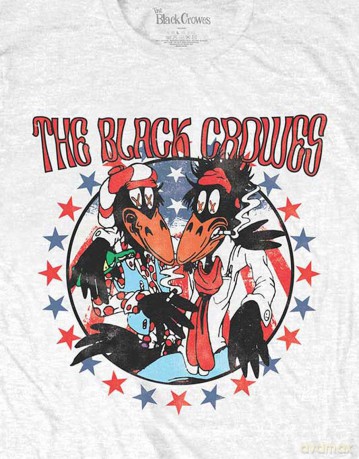 Black Crowes - The: The Black Crowes Unisex T-Shirt: Americana (White) (X-Large)