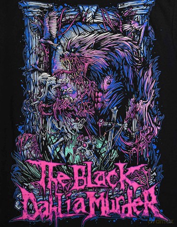 Black Dahlia Murder, The: The Black Dahlia Murder Unisex T-Shirt: Wolfman (Black) (Medium)
