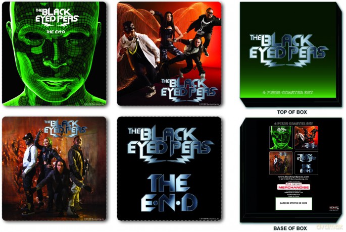Black Eyed Peas: The Coaster Set: Mixed Designs
