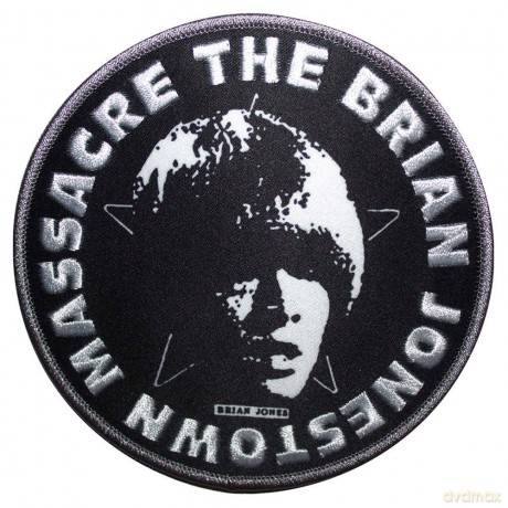 Brian Jonestown Massacre - The: The Brian Jonestown Massacre Standard Patch: Circle Face Black (Black)