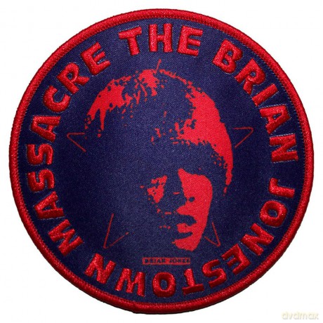 Brian Jonestown Massacre - The: The Brian Jonestown Massacre Standard Patch: Circle Face Navy Blue (Navy Blue)