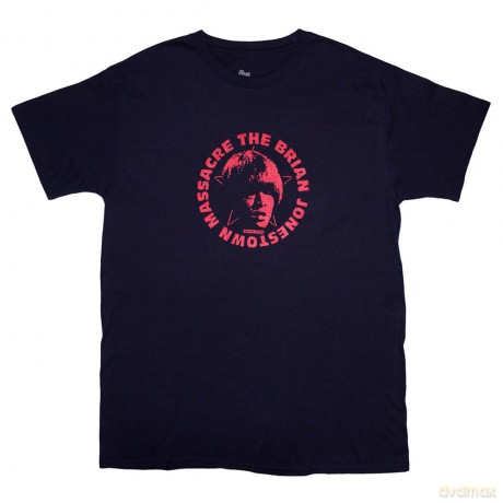 Brian Jonestown Massacre - The: The Brian Jonestown Massacre Unisex T-Shirt: Logo (Navy Blue) (Large)