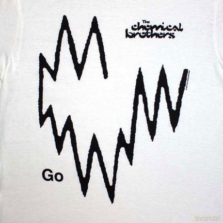 Chemical Brothers - The: The Chemical Brothers Unisex T-Shirt: Go (White) (Large)