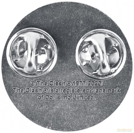 Clash - The: The Clash Pin Badge: Military Logo