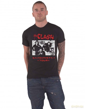 Clash - The: The Clash Unisex T-Shirt: Sandinista (Black) (XX-Large)