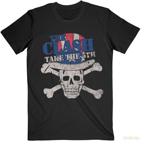 Clash - The: The Clash Unisex T-Shirt: Take The 5th (Black) (X-Large)