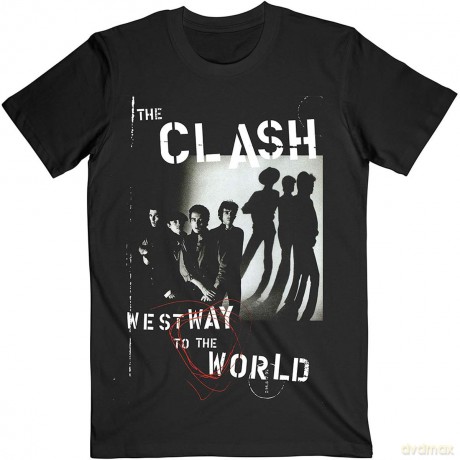 Clash - The: The Clash Unisex T-Shirt: Westway To The World (Black) (Small)