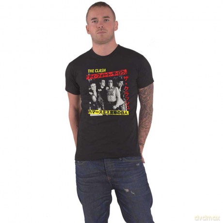 Clash - The: The Clash Unisex Tee: Kanji (Medium)