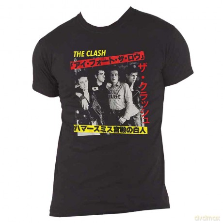 Clash - The: The Clash Unisex Tee: Kanji (X-Large)