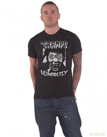 Cramps - The: The Cramps Unisex T-Shirt: Human Fly (Black) (Large)
