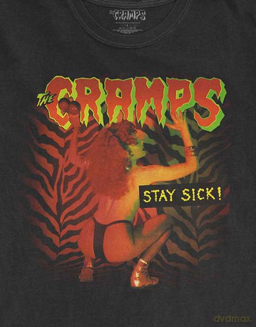 Cramps - The: The Cramps Unisex T-Shirt: Stay Sick (Black) (X-Large)