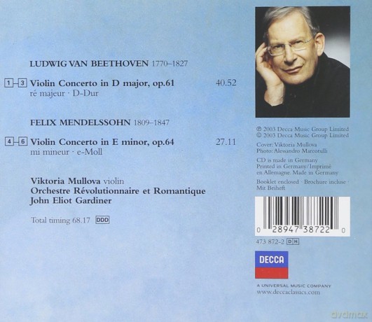 Victoria Mullova: Beethoven Violin Cto [CD]