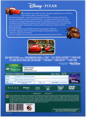 Auta 2 (Disney Pixar) [DVD]