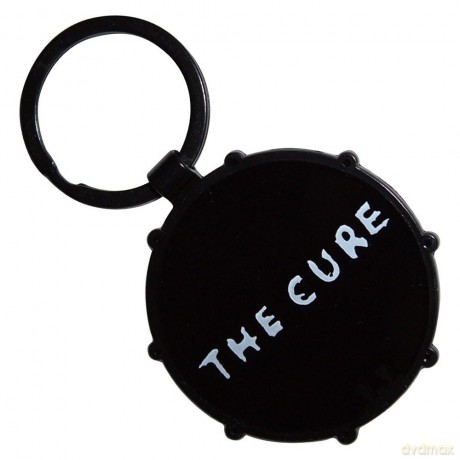 Cure - The: The Cure Keychain: Logos Drum (Double Sided)