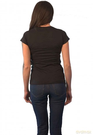 Cure - The: The Cure Ladies T-Shirt: Logo (Black) (Embellished) (X-Large)