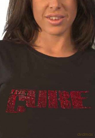 Cure - The: The Cure Ladies T-Shirt: Logo (Black) (Embellished) (X-Large)