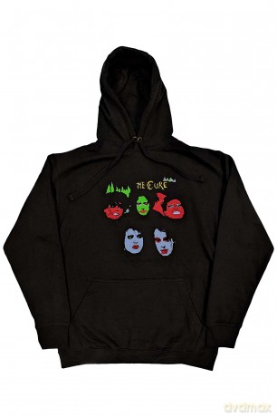 Cure - The: The Cure Unisex Pullover Hoodie: In Between Days (Black) (Back Print) (Large)