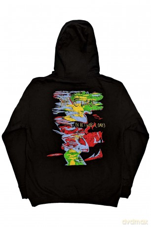 Cure - The: The Cure Unisex Pullover Hoodie: In Between Days (Black) (Back Print) (Large)