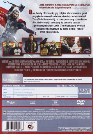 Thor: Mroczny świat [DVD]